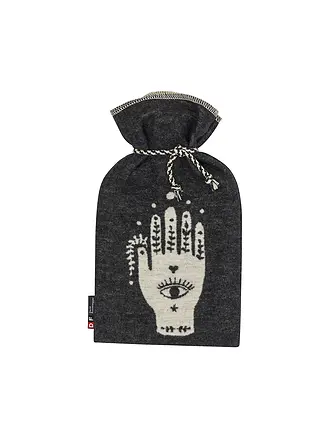 DAVID FUSSENEGGER | Wärmflasche SILVRETTA Hand 38x21cm/2 Liter Anthrazit | 